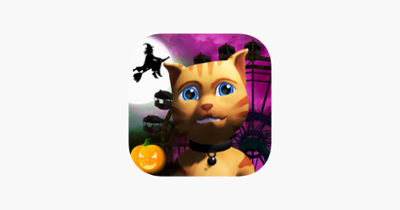 Halloween Cat Theme Park 3D Image