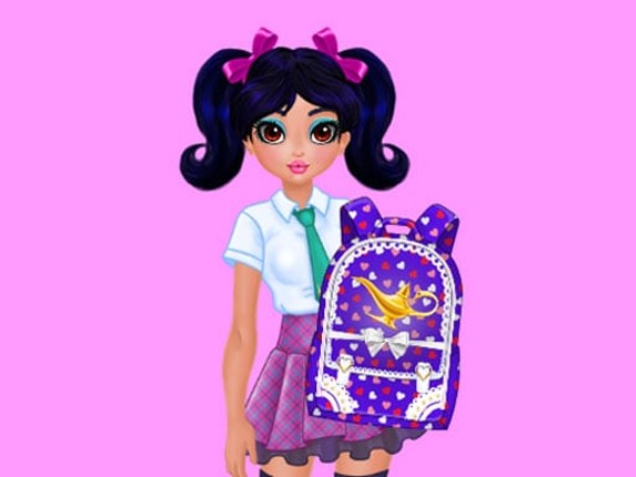 Jasmine and Elsa - School Bag Design Contest Game Cover