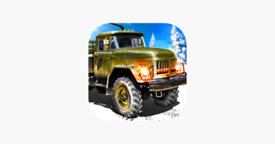 Off Road Army Truck Parking Sim - Snow Driving 3D Image