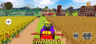 Real Farming Tractor 3D Image