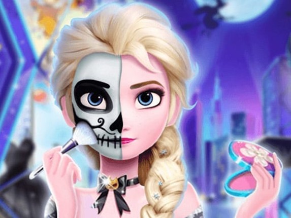 Elsa Halloween Party Tattoo Game Cover