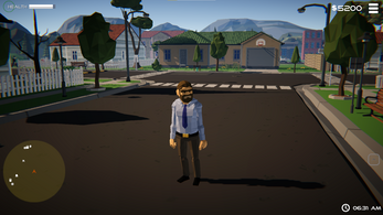 School Bus Driver 3D Image