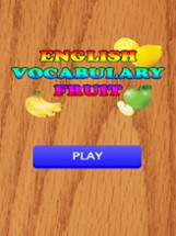 Education Game Learning English Vocabulary With Picture - Fruit Image