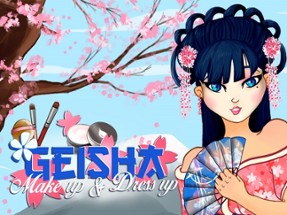 Geisha make up and dress up Image