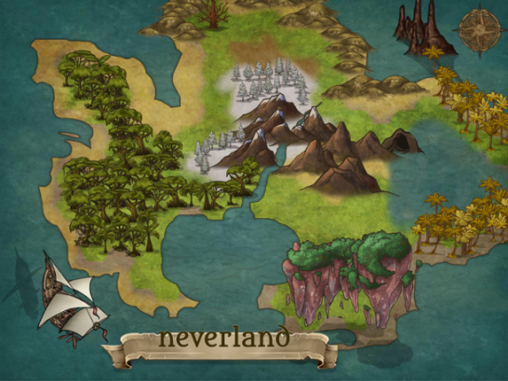 Neverland: The Impossible Island Lorebook Game Cover