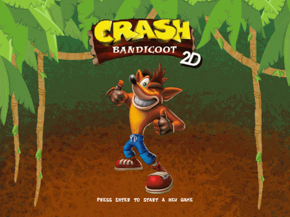 Crash Bandicoot 2D Game Cover