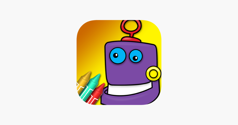 Coloring Robots Game Cover