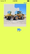 Bulldozer Excavator Jigsaw Puzzles with Backhoe Image