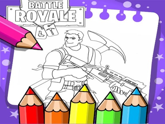Fortnite Coloring Book Game Game Cover