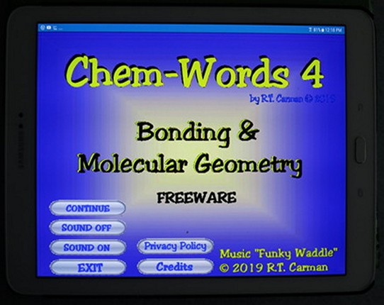 Chem-Words 4: Bonding & Molecular Geometry Game Cover