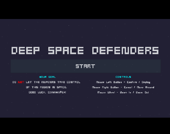Deep Space Defenders Game Cover