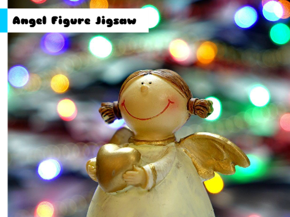 Angel Figure Jigsaw Game Cover
