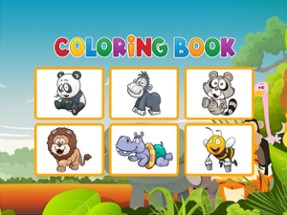 Animals Coloring Book - Painting Game for Kids Image