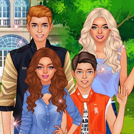 Superstar Family Dress Up Game Cover