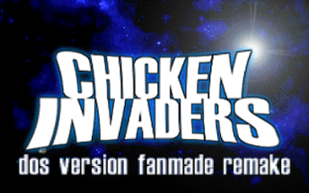 Chicken Invaders DOS Version Fanmade Remake Image