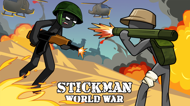 Stickman World War Game Cover