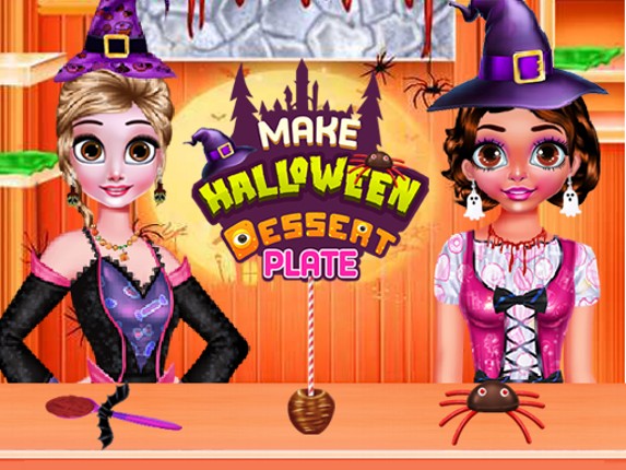 Make Halloween Dessert Plate Game Cover