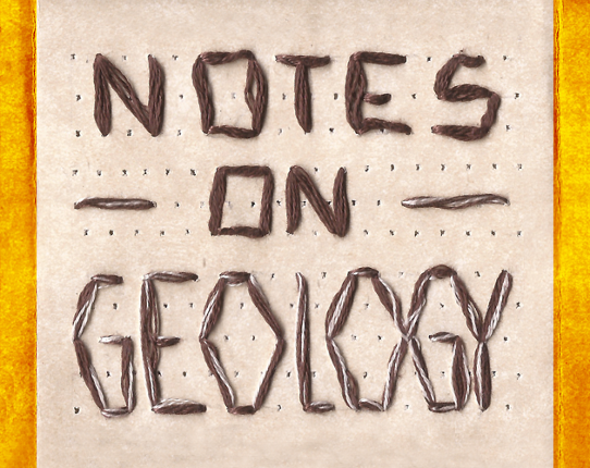 Notes on Geology Game Cover