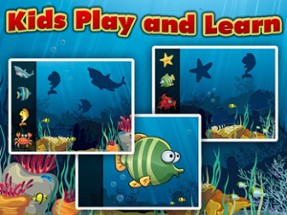 Underwater Puzzles for Kids - Educational Jigsaw Puzzle Game for Toddlers and Children with Sea Animals Image