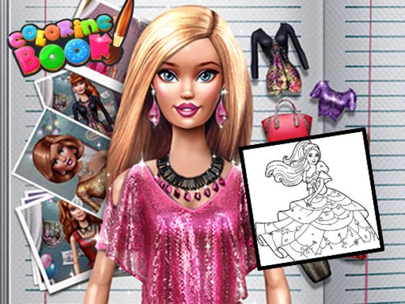 Coloring Book for Barbie Game Cover