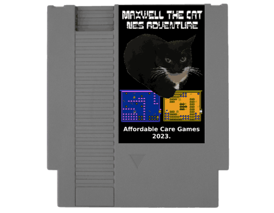 Maxwell The Cat - NES adventure Game Cover