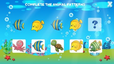 Marine Animals Toddler Preschool - Educational Fish Games for Kids Free Image