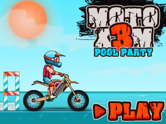 Moto X3M Pool Party Game Game Cover