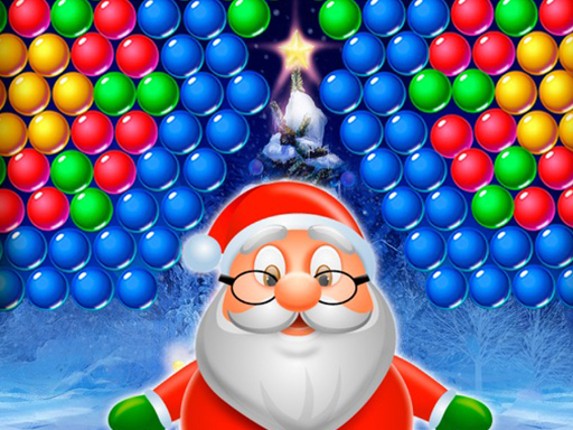 Santa Bubble Blast Game Cover