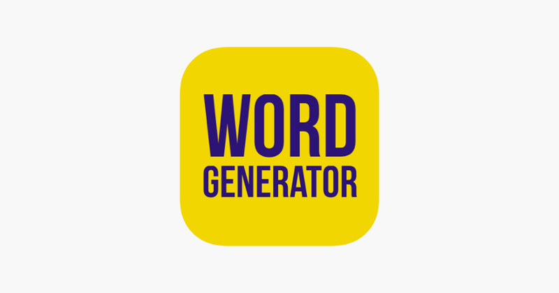 Random Word Generator Cards Game Cover