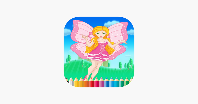 Fairy Princess Coloring Book - Art for Kid Game Cover