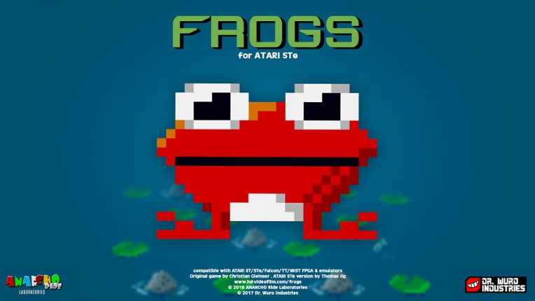 FROGS - ATARI ST/STe/Falcon (2018) Game Cover