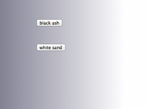 black ash | white sand Image
