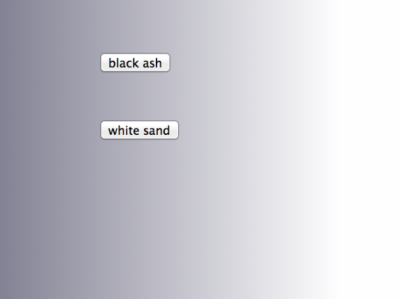 black ash | white sand Game Cover