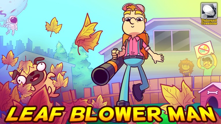 Leaf Blower Man: This Game Blows! Game Cover