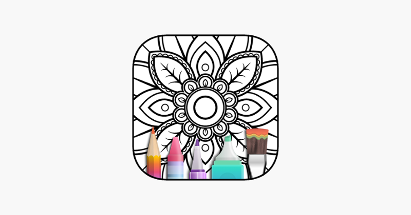 Mandala Coloring Book Game Cover