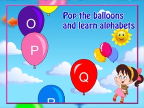 Balloon Pop - ABC Learning Image