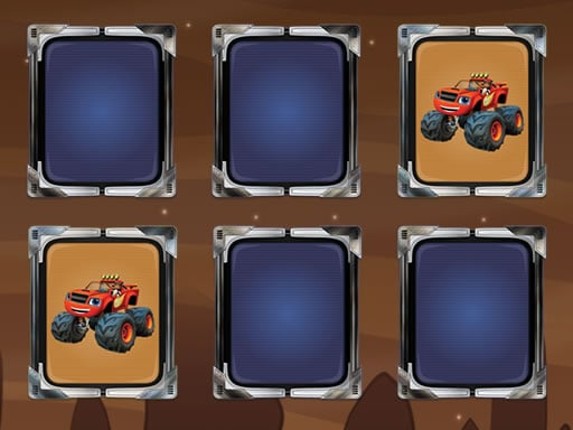 Blaze Monster Machines Memory Game Cover