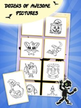 Coloring book : Draw Halloween Image