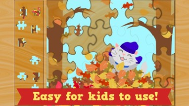 Thanksgiving Puzzles - Fall Holiday Games for Kids Image