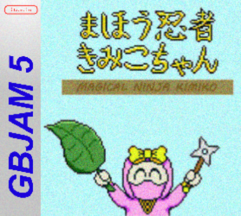 まほう忍者きみこちゃん / Magical Ninja Kimiko (GBJam 5 Submission, Incomplete) Game Cover