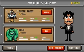 Gold Miner 8bit HD Image