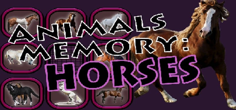 Animals Memory: Horses Game Cover