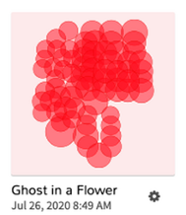 Ghost in a Flower Image