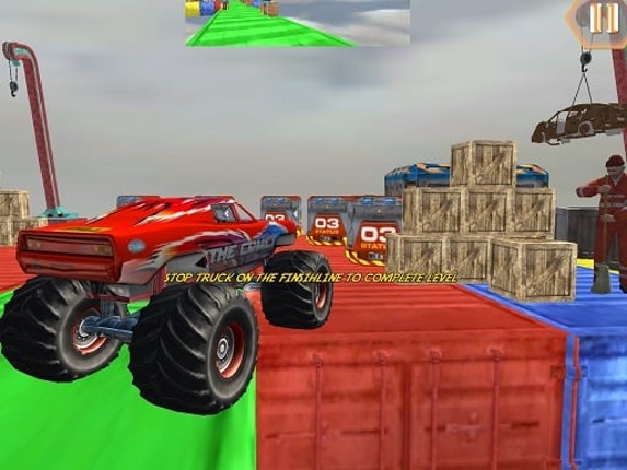 Monster Truck Driving Stunt Game Sim Game Cover