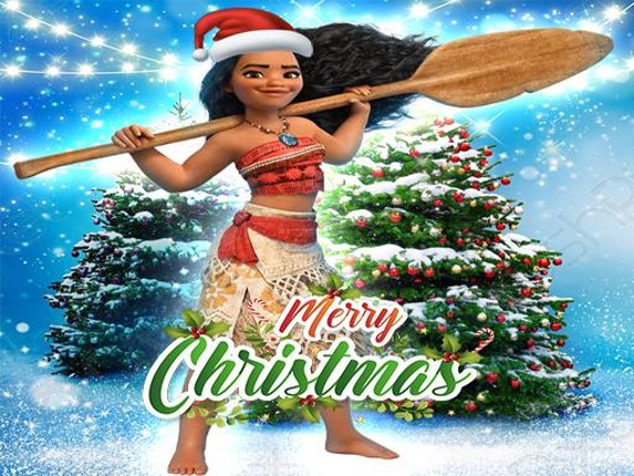 Moana Christmas Sweater Dress Up Game Cover