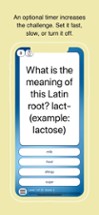 Vocabulary: Greek Latin Roots Image