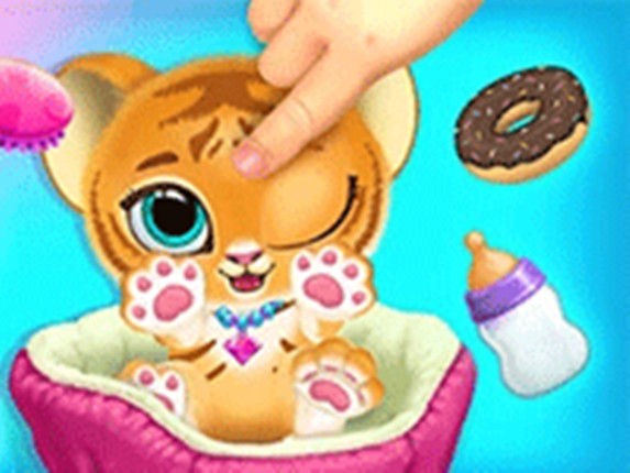 Baby Tiger Care - A Day With Baby Tiger Game Cover
