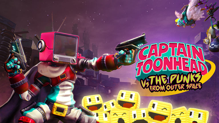 Captain ToonHead vs the Punks from Outer Space Game Cover