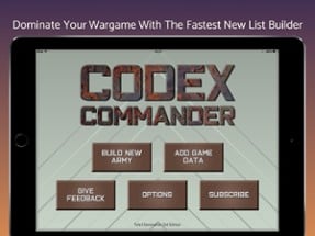 Codex Commander - Army Builder Image