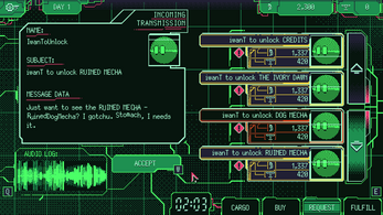 Skip to Endings & Credits Mod for Space Warlord Organ Trading Simulator Image